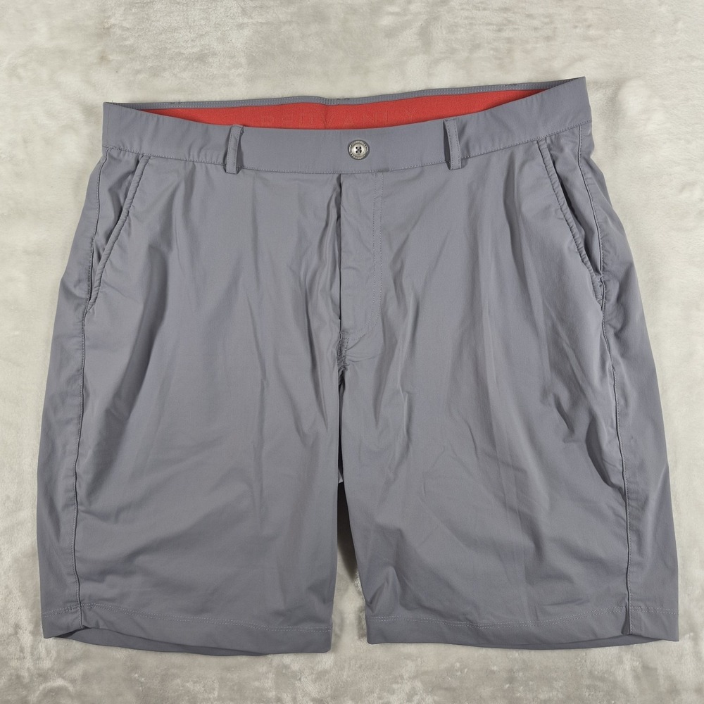 Redvanly Pull-On Shorts Men's Large Gray 9" Inseam Performance Golf Comfort